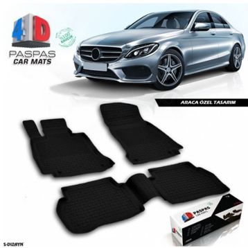 Mercedes C Serisi W205 4D Havuzlu 2014 Sonrası Paspas ve Bagaj Havuzu