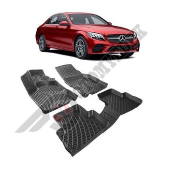 Mercedes C W205 3D Havuzlu Paspas