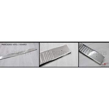 Mercedes Viano W639 Arka 2004-2014 Krom Tampon Eşiği
