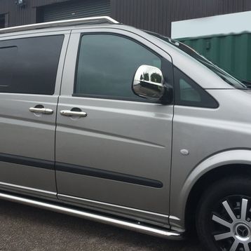 Mercedes Vito 2004-2010 2 Parça Abs Krom Ayna Kapağı