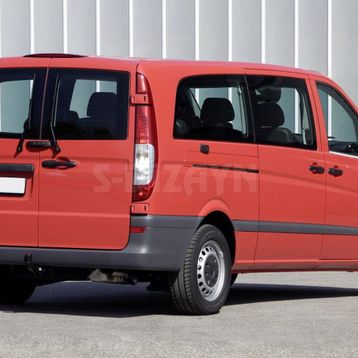 Mercedes Vito 2010-2014 2 Parça Krom Cam Çıtası