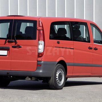 Mercedes Vito 2010-2014 2 Parça Krom Cam Çıtası