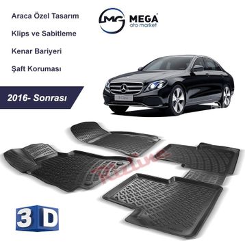 Mercedes W213 3D Havuzlu Paspas