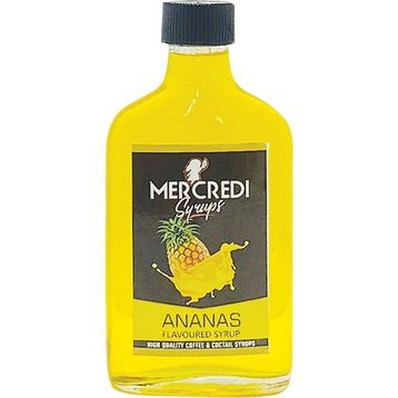 Mercredi 200 ml Pineapple Ananas Kahve ve Kokteyl Şurubu