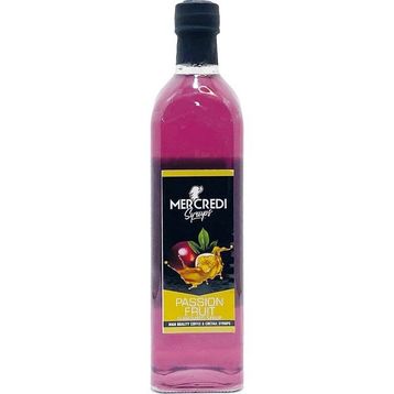 Mercredi 750 ml Çarkıfelek Meyvesi Kahve ve Kokteyl Şurubu