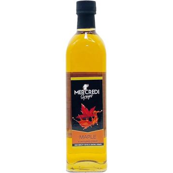 Mercredi 750 ml Maple Akçaağaç Kahve ve Kokteyl Şurubu
