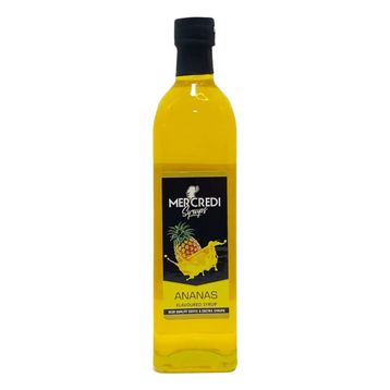 Mercredi 750 ml Pineapple Ananas Kahve ve Kokteyl Şurubu