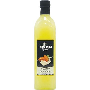 Mercredi 750 ml Tatlı Badem Kahve ve Kokteyl Şurubu