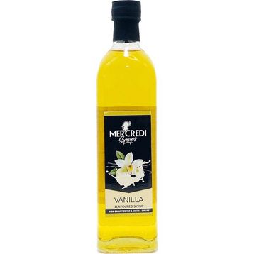 Mercredi 750 ml Vanilya Kahve ve Kokteyl Şurubu