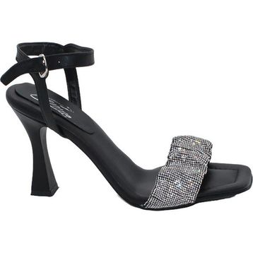 MergenShoes K036 Siyah Günlük 9 cm Klasik Topuk Kadın Ayakkabı