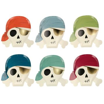 Meri Meri 8'li Korsan Tabaklar