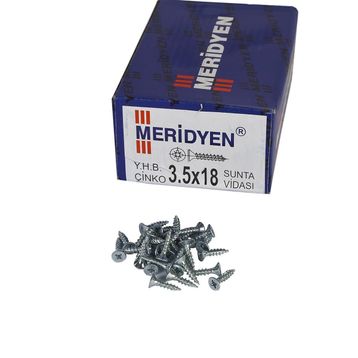 Meridyen 3.5x18 mm 1000 Adet Sunta Vidası