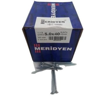 Meridyen 5.0x40 mm Sunta Vidası