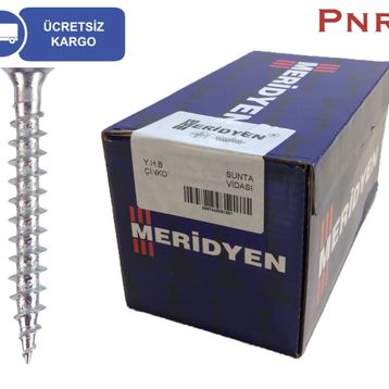 Meridyen 5.0x70 mm 200 Adet Sunta Vidası