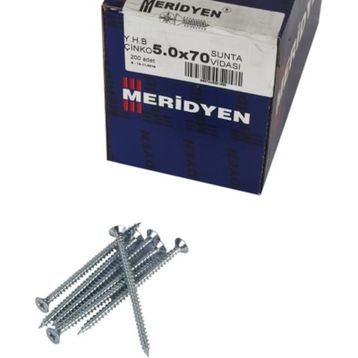 Meridyen 5.0x70 mm Sunta Vidası