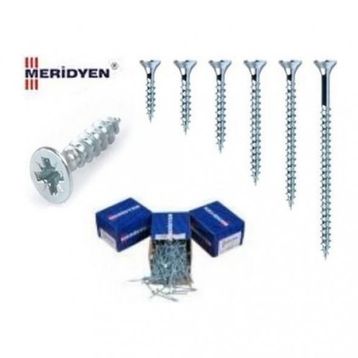 Meridyen 50x80 200 Adet Çinko Sunta Vidası