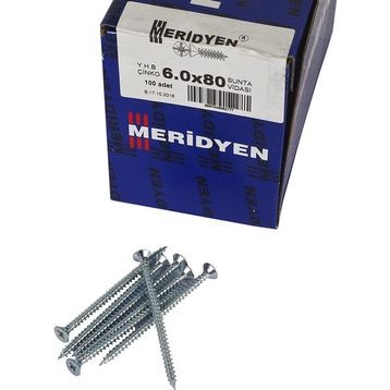 Meridyen 6.0x80 mm Sunta Vidası