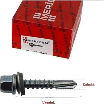 Meridyen YHB 5x50 mm 200 Adet Sunta Vidası