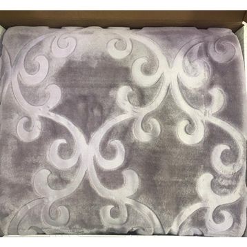 Merinos 220x240 cm Vizon Elegans Embos Çift Kişilik Battaniye
