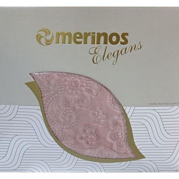 Merinos 220x240 cm Vizon Elegans Embos Çift Kişilik Battaniye