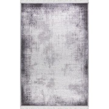 Merinos 60895 097 180X250 cm Rodin Gri Salon Halısı