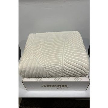 Merinos Elegans 220x240 cm Krem Çift Kişilik Battaniye