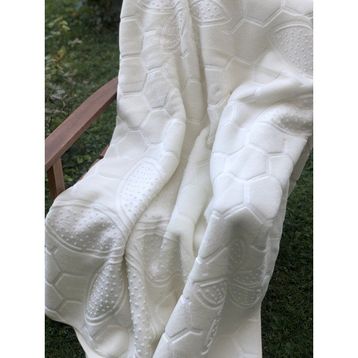 Merinos Elegans 220x240 cm Krem Çift Kişilik Battaniye
