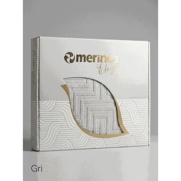Merinos Elegans Gri 220x240 cm Çift Kişilik Battaniye