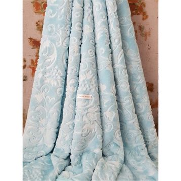 Merinos Elegans Mor Çift Kişilik Battaniye