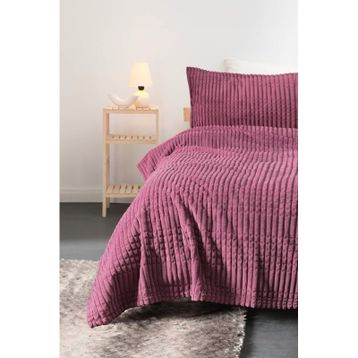 Merinos Modern Line 2 Parça Mor Tek Kişilik Battaniye Seti