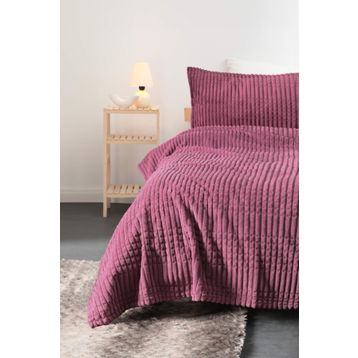 Merinos Modern Line 2 Parça Mor Tek Kişilik Battaniye Seti