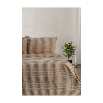 Merinos Modern Line Lacivert Tek Kişilik Battaniye Seti