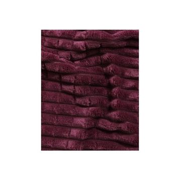 Merinos Modern Line Tek Kişilik 150 x 220 cm Bordo Battaniye Seti