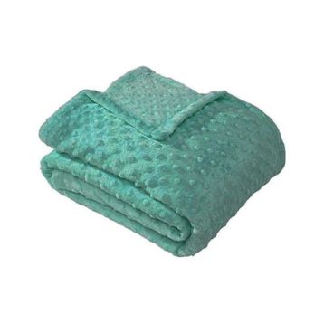 Merinos Pearly Aqua Sea Tomurcuk Soft Çift Kişilik Battaniye
