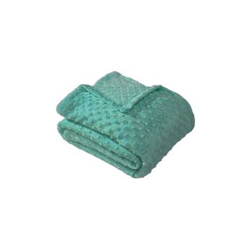 Merinos Pearly Aqua Sea Tomurcuk Soft Çift Kişilik Battaniye