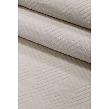 Merinos Soft Nest Anadolu Krem Kaymaz Tabanlı Kesme Kabartmalı 80x900 cm Salon Halısı