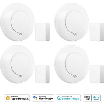 Meross Wi-Fi Uzaktan Kontrollü Akıllı Duman Sensör Kiti