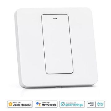 Meross Wi-Fi Uzaktan Kontrollü Akıllı Tek Yönlü Tuşlu Akıllı Anahtar