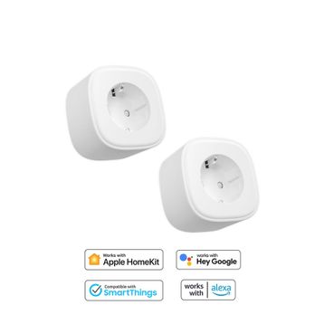 Meross Wi-Fi Uzaktan Kontrollü Akım Korumalı Akıllı 2'li Priz