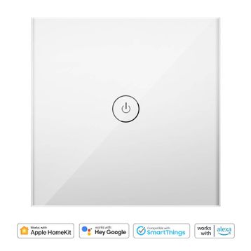 Meross Wi-Fi Uzaktan Kontrollü Çift Yönlü Dokunmatik Akıllı Duvar Anahtarı