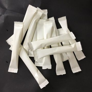 Merpak Ambalaj 1000'li 3 gr Stick Beyaz ve Siyah Baskısız Kristal Toz Şeker