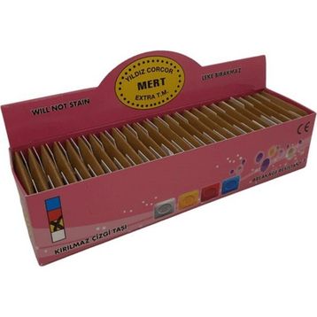 Mert 25 Adet Corcor Sarı Çizgi Taşı