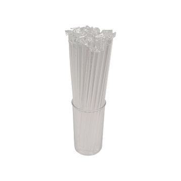 Mert Frozen 100 Adet Şeffaf Jelatinli Kalın Pipet