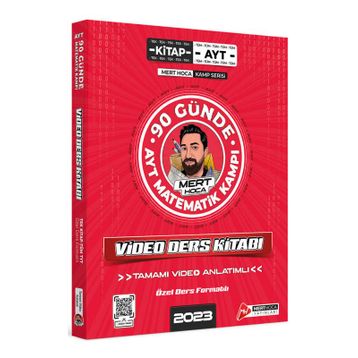 Mert Hoca 2023 90 Günde AYT Matematik Kampı Video Ders Kitabı