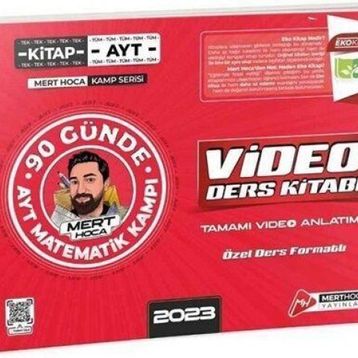 Mert Hoca 2023 90 Günde AYT Matematik Kampı Video Ders Kitabı