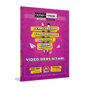 Mert Hoca Permütasyon Kombinasyon Olasılık Binom Açılımı Video Ders Kitabı