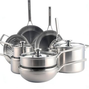 Merten & Storck CC005049-001 14 Parça Çelik Pişirme Seti