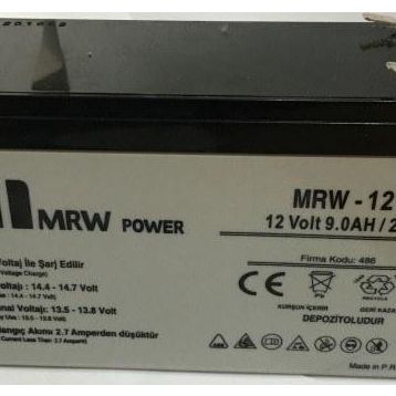 Mervesan MRW-12-9 12 Vdc 9 Ah Kuru Tip Akü