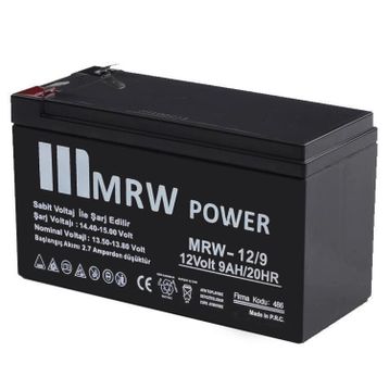 Mervesan MRW-12-9 12 Vdc 9 Ah Kuru Tip Akü