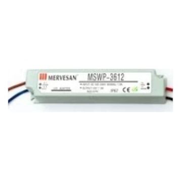 Mervesan MTWP-36-12 IP67 12V 3A 36W Trafo